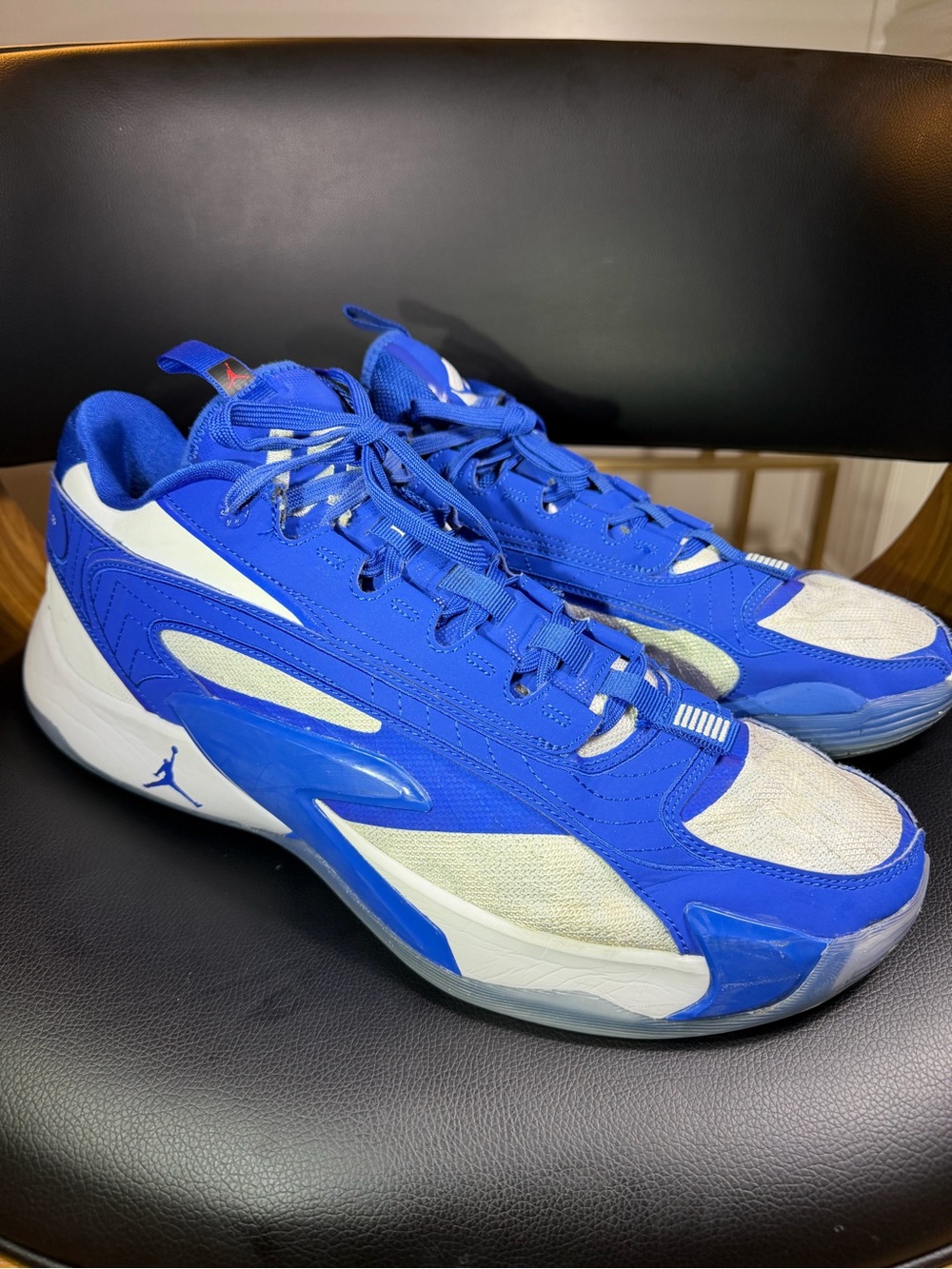 Nike Air Jordan Luka Doncic 2 White/Team Blue 2023 FN7400-140 Sz 15 Pre-owned